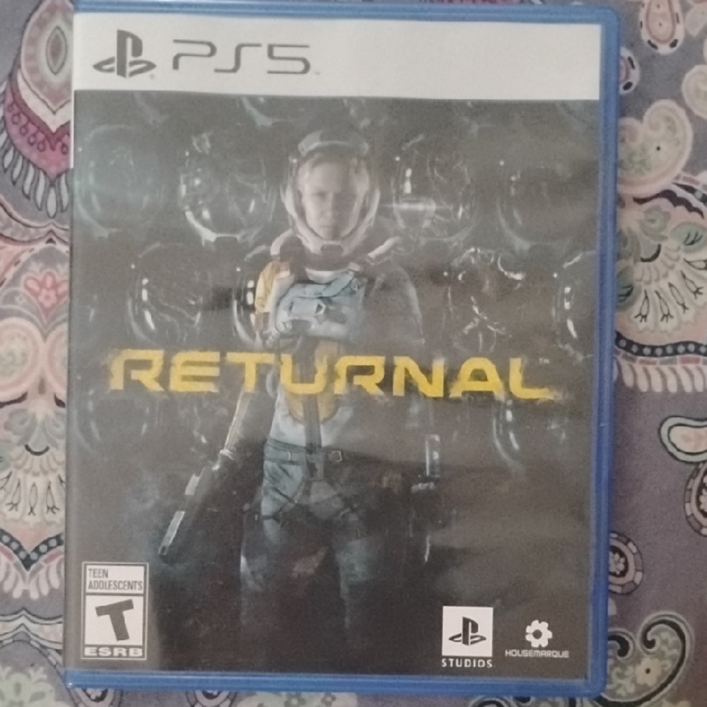 PS5 Returnal Video Game - Blue Case